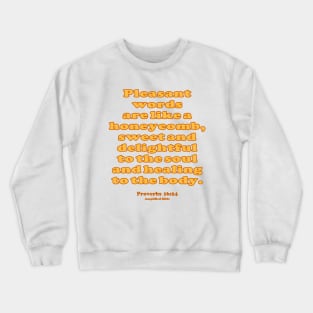 PLEASANT WORDS Crewneck Sweatshirt